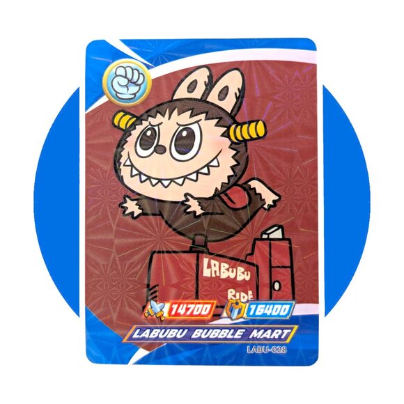 Labubu Game Collection Trading Card (WW28): Brown Monster Kiddie Ride, LABU-028 - Picture 1 of 2